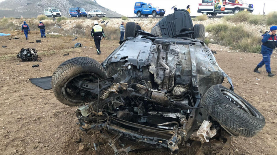 Burdur'da feci kaza: 1 ölü