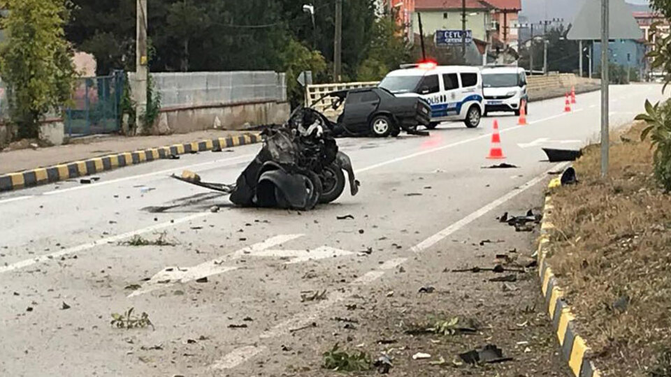 Kaza sonrası otomobilin halini görenler şoke oldu!