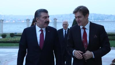 Sağlık Bakanı ile Dr. Mehmet Öz bir araya geldi