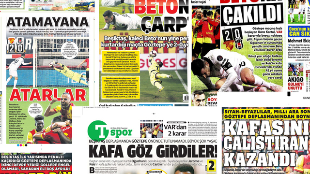 Günün spor manşetleri