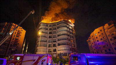Yangının nedeni dilek feneriymiş!