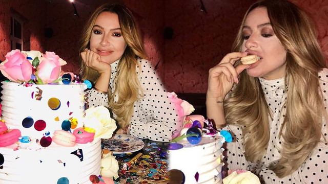 Hadise yeni yaşını böyle kutladı