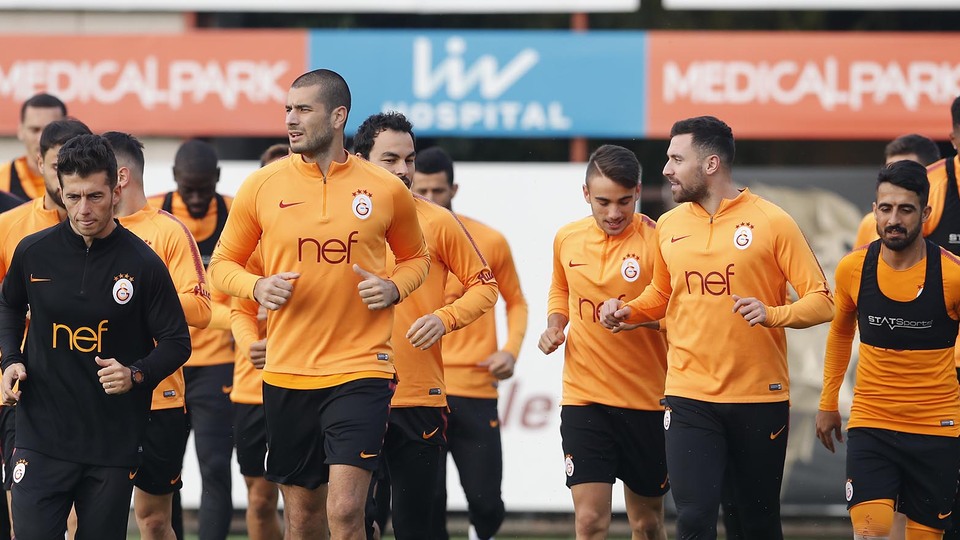 Galatasaray, Schalke maçı hazırlıklarını sürdürdü