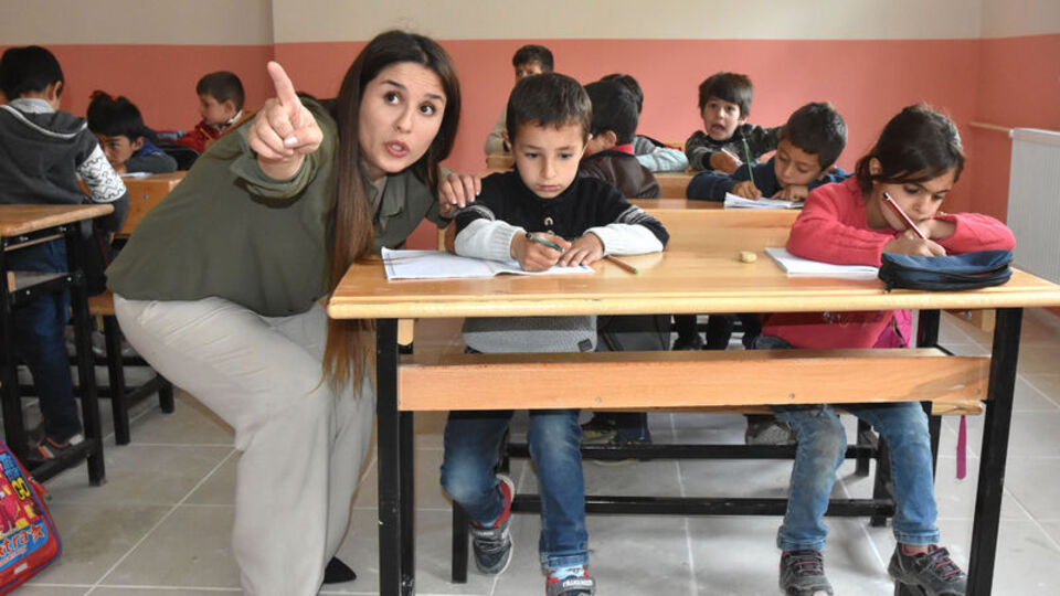 Ve onlar da kavuştu... Öğretmenim canım benim!