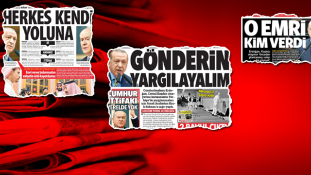 Günün gazete manşetleri