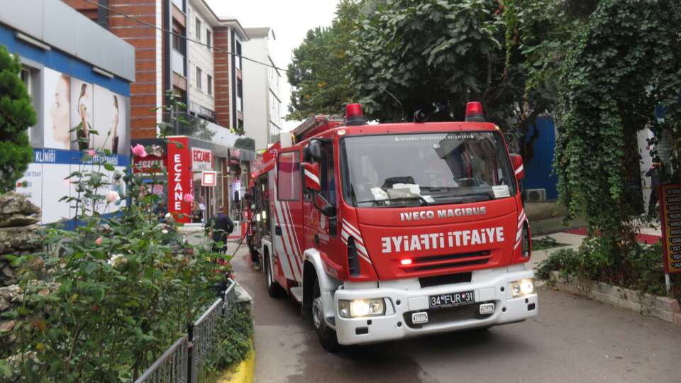 Pendik'te bir hastanede yangın çıktı!
