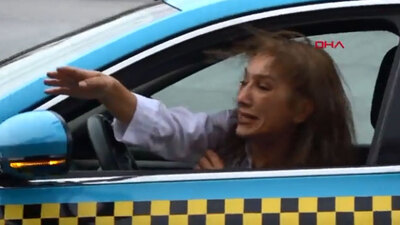 Kadın taksicinin gözyaşları...