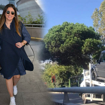 Buse Terim kaza geçirdi