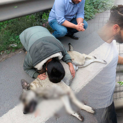 O halde görünce şoka girdi! Gözyaşlarına hakim olamadı