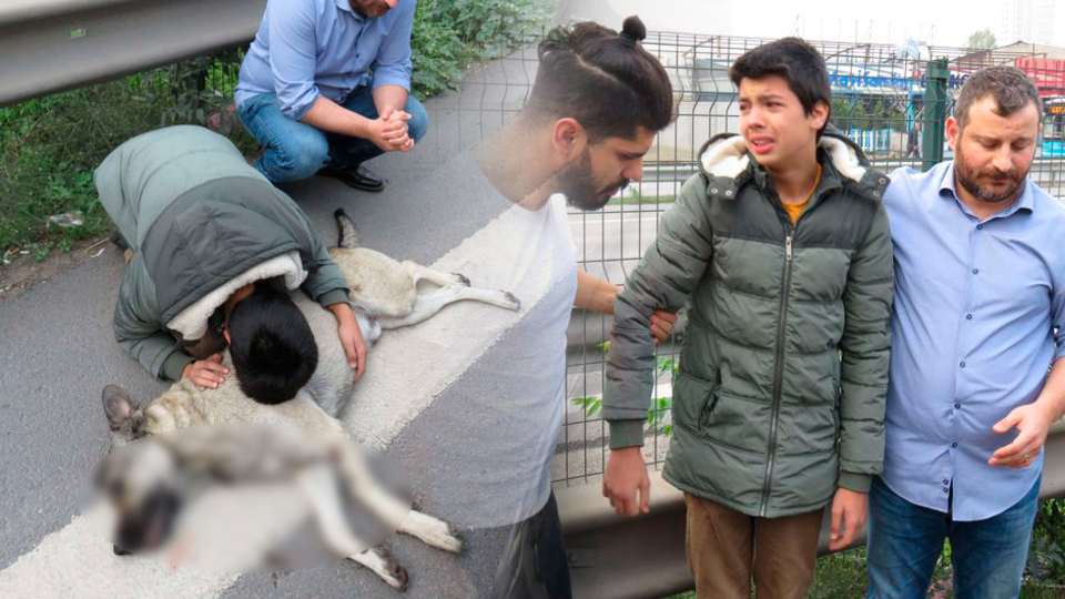 O halde görünce şoka girdi! Gözyaşlarına hakim olamadı