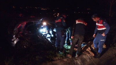 Ölüm yolunda katliam gibi kaza