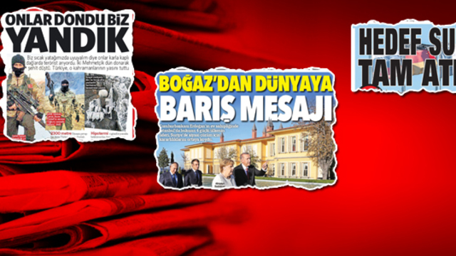 Günün gazete manşetleri