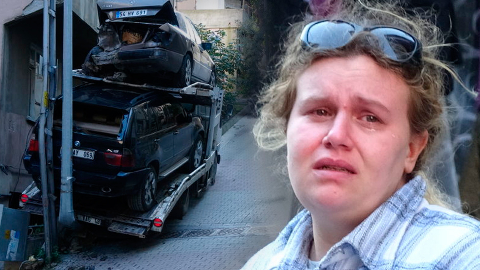 Bir anda oldu! Gözyaşlarına boğuldu