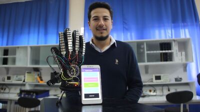 Engelliler için tasarladığı mobil uygulama finale kaldı!