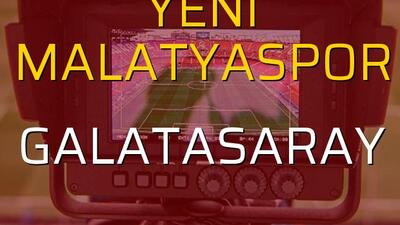 Yeni Malatyaspor: 1 - Galatasaray: 0 (Maç sonucu)