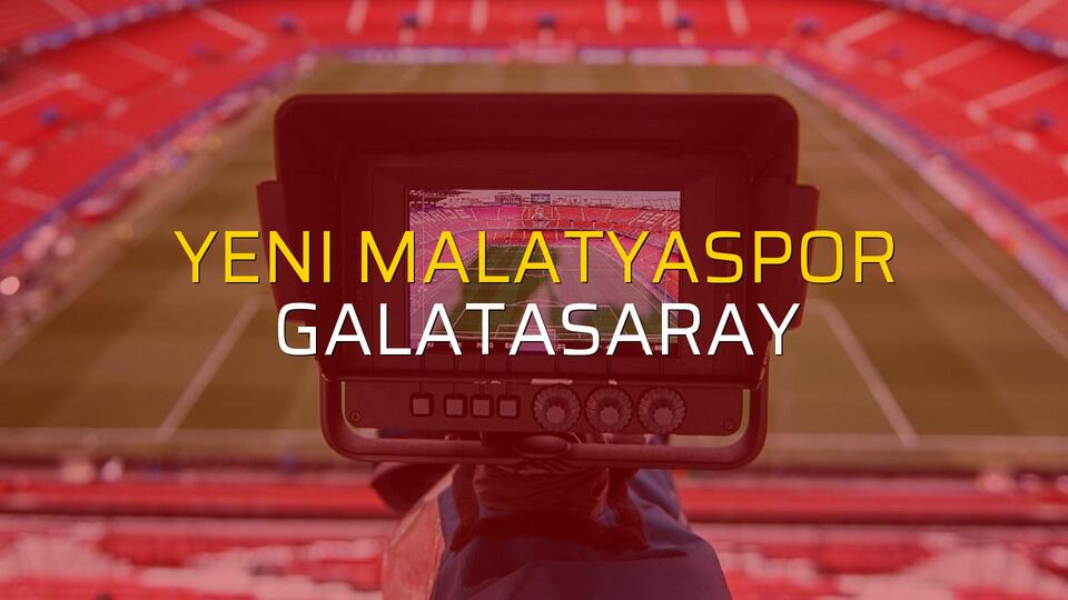 Yeni Malatyaspor: 1 - Galatasaray: 0 (Maç sonucu)