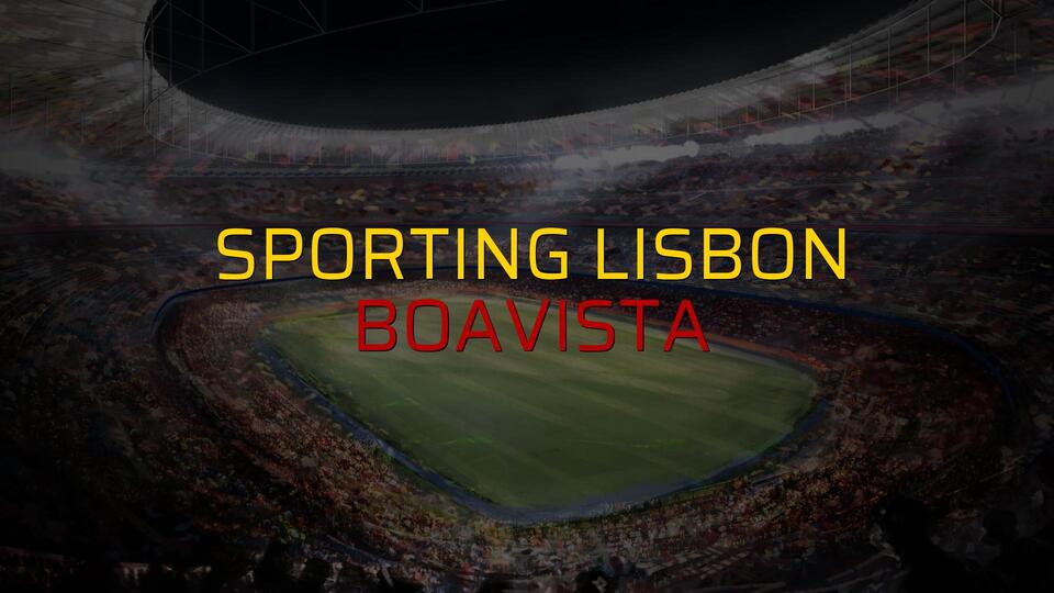 Sporting Lisbon: 3 - Boavista: 0 (Maç sona erdi)