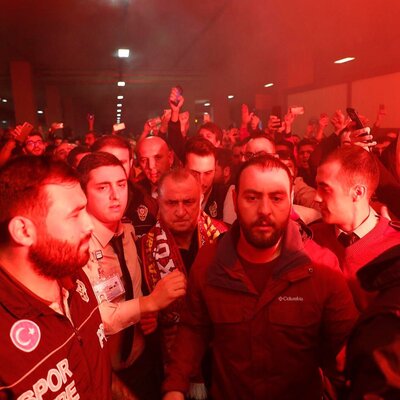 Galatasaray'a taraftar morali