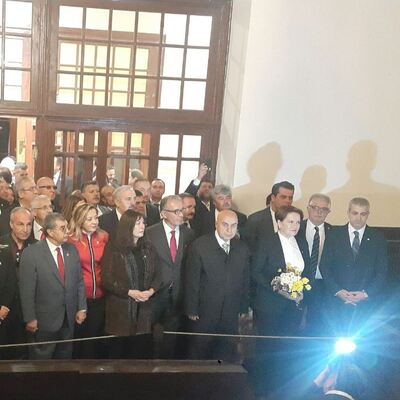 Akşener, 1'inci Meclis'e gitti