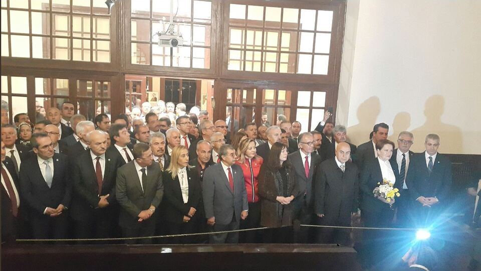 Akşener, 1'inci Meclis'e gitti