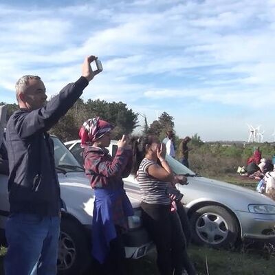 Piknik alanlarından açılışı izlediler