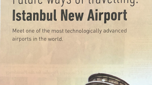 İstanbul Havalimanı ilanı tam sayfa New York Times'ta!