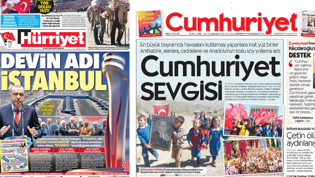 Günün gazete manşetleri