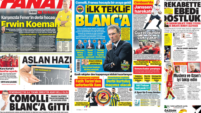 Günün spor manşetleri