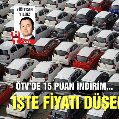 ÖTV indirimi en çok o modelleri etkiledi