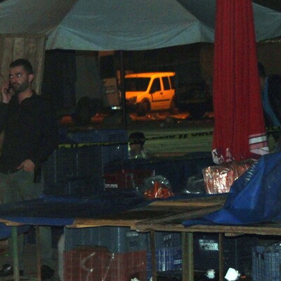 Pazarda dehşet anları!