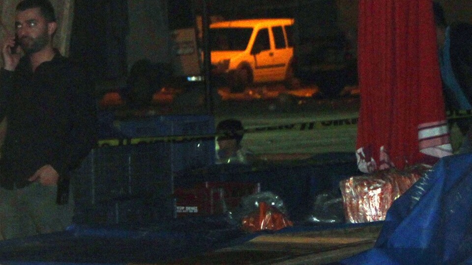 Pazarda dehşet anları!