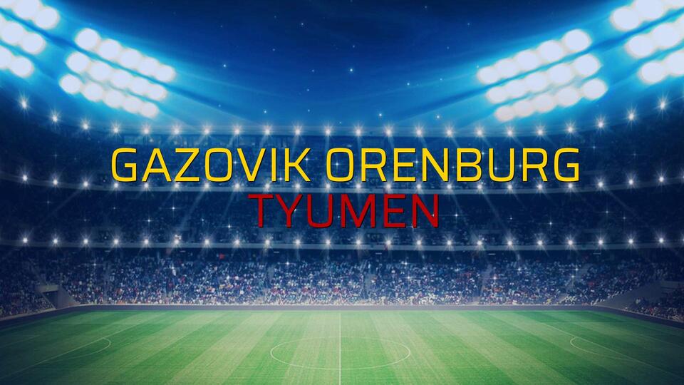 Gazovik Orenburg: 1 - Tyumen: 0 (Maç sonucu)