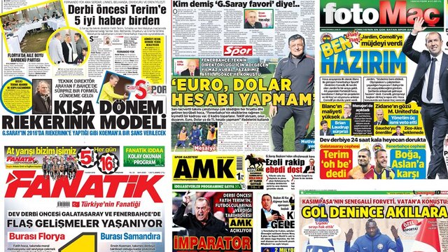 Günün spor manşetleri