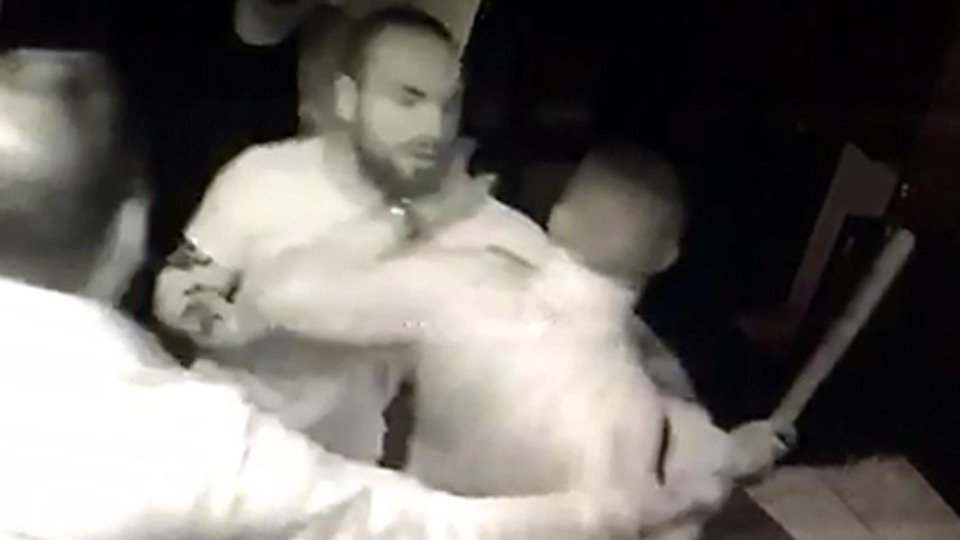 Gece kulübünde dehşet anları!