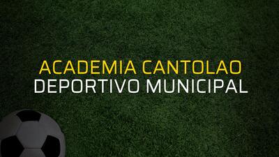 Academia Cantolao: 1 - Deportivo Municipal: 0 (Maç sonucu)
