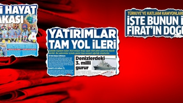 Günün gazete manşetleri