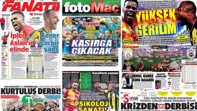 Günün spor manşetleri