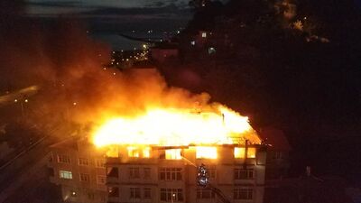 7. katta yangın... Faciadan dönüldü!