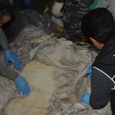 Koyun postundan 3.1 milyon "hap" çıktı! Piyasa değeri 31 milyon lira!