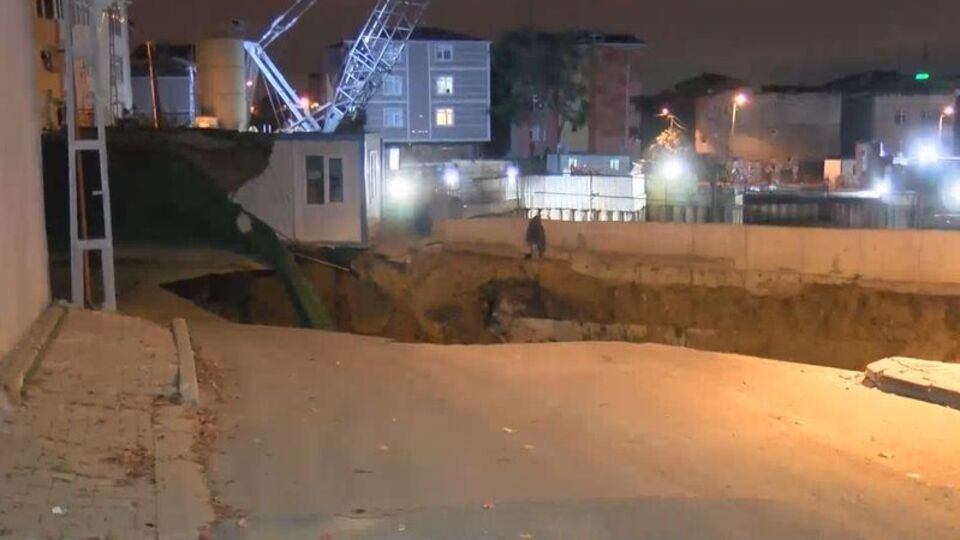 Ümraniye'deki göçükle ilgili savcılık soruşturması