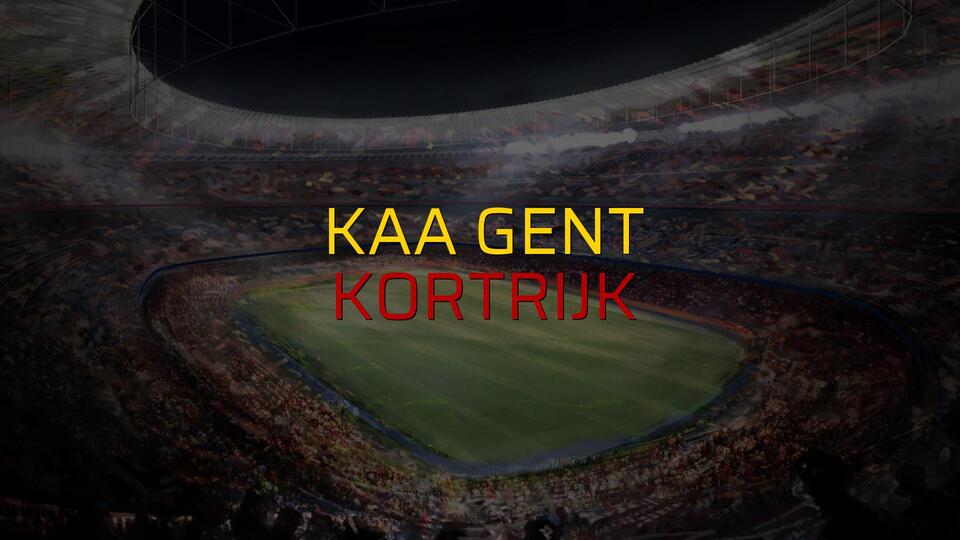 KAA Gent - Kortrijk maçı heyecanı