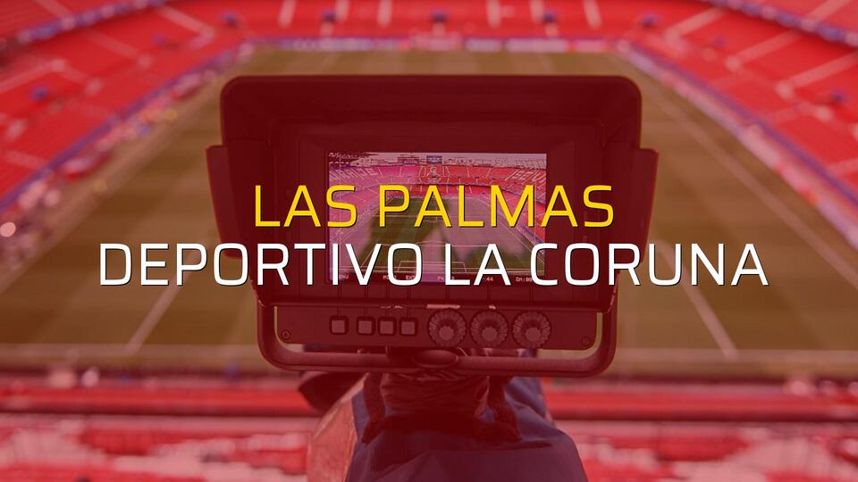 Las Palmas - Deportivo La Coruna maçı heyecanı
