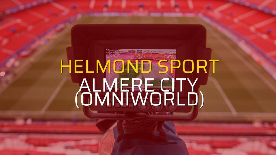 Helmond Sport - Almere City (Omniworld) karşılaşma önü