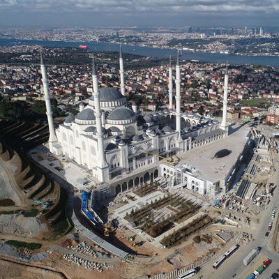 Türkiye'nin en büyük camisi bitiyor!