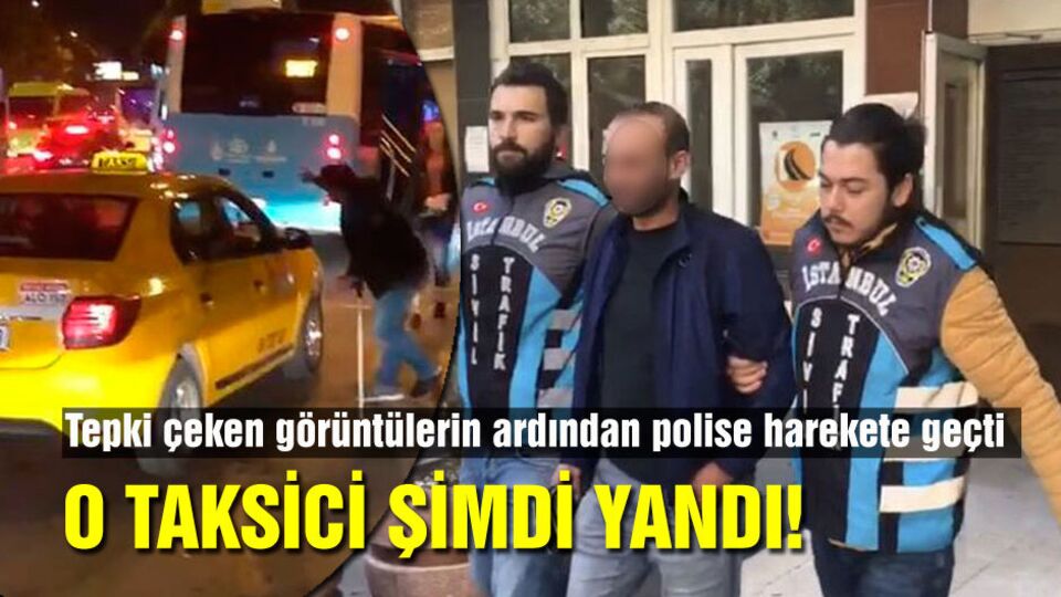 Tepki çeken görüntünün ardından yakalandı!
