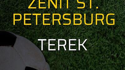 Zenit St. Petersburg - Terek rakamlar