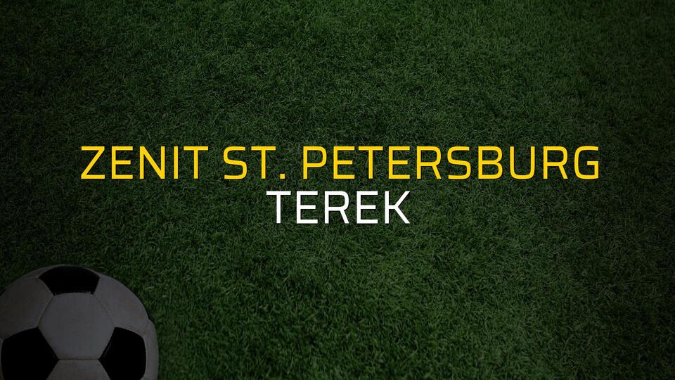 Zenit St. Petersburg - Terek rakamlar