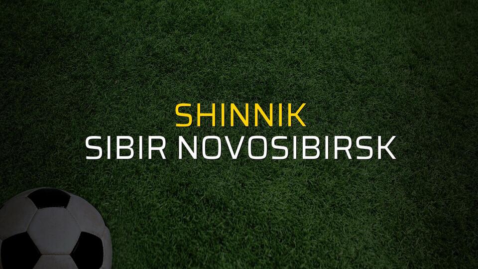 Shinnik - Sibir Novosibirsk maçı öncesi rakamlar