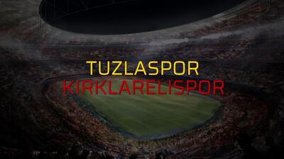Tuzlaspor - Kırklarelispor maçı rakamları