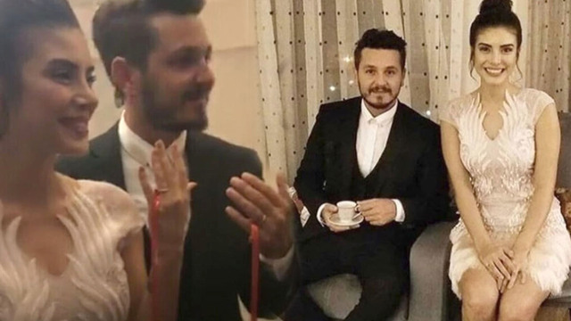 Ünlü çiftin mutlu günü